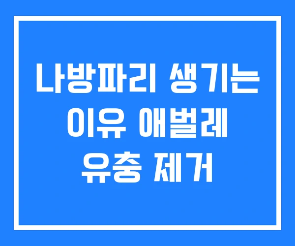 나방파리 생기는 이유 애벌레 유충 제거 나방파리 생기는 이유 애벌레 유충 제거