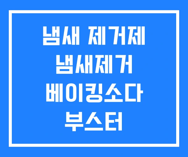 냄새 제거제 냄새제거 베이킹소다 부스터 냄새 제거제 냄새제거 베이킹소다 부스터