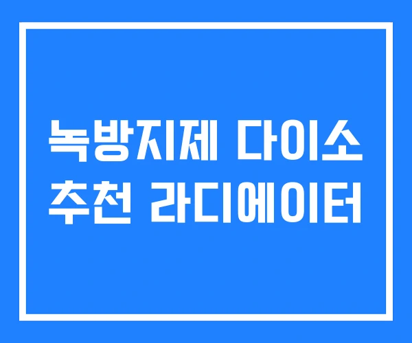 녹방지제 다이소 추천 라디에이터 녹방지제 다이소 추천 라디에이터