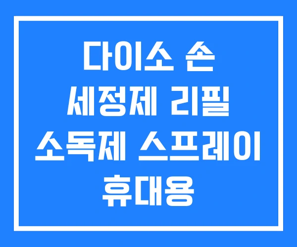 다이소 손 세정제 리필 소독제 스프레이 휴대용 다이소 손 세정제 리필 소독제 스프레이 휴대용