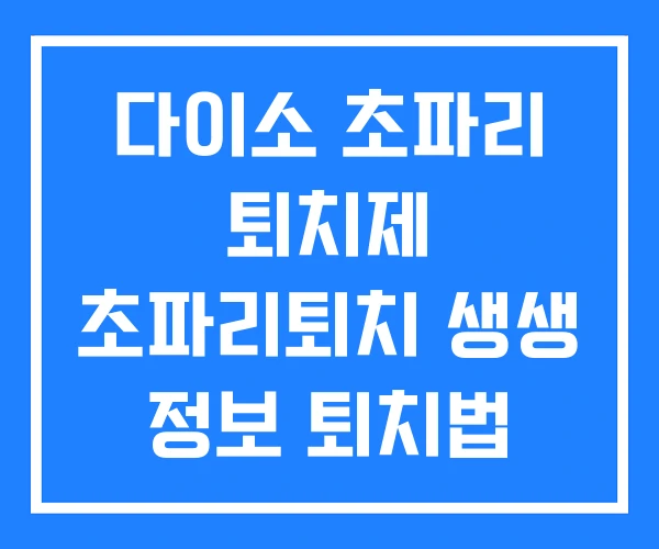 다이소 초파리 퇴치제 초파리퇴치 생생 정보 퇴치법