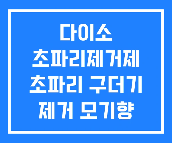 다이소 초파리제거제 초파리 구더기 제거 모기향