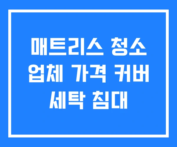 매트리스 청소 업체 가격 커버 세탁 침대 매트리스 청소 업체 가격 커버 세탁 침대