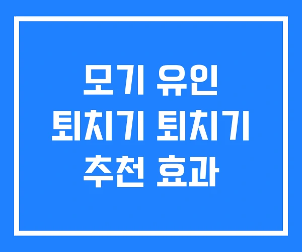 모기 유인 퇴치기 퇴치기 추천 효과 모기 유인 퇴치기 퇴치기 추천 효과
