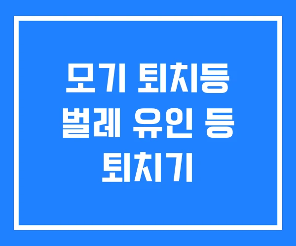 모기 퇴치등 벌레 유인 등 퇴치기