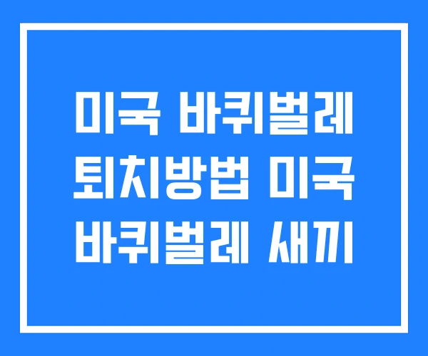 미국 바퀴벌레 퇴치방법 미국 바퀴벌레 새끼 미국 바퀴벌레 퇴치방법 미국 바퀴벌레 새끼