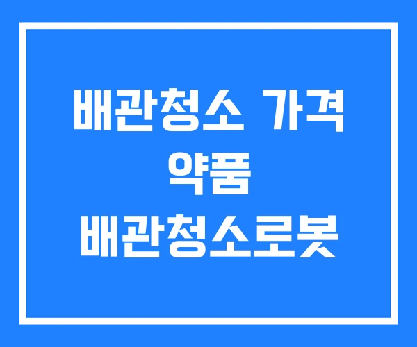 배관청소 가격 약품 배관청소로봇 배관청소 가격 약품 배관청소로봇