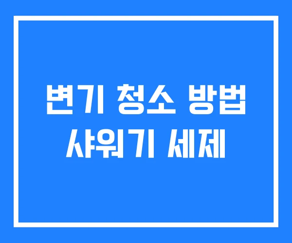변기 청소 방법 샤워기 세제 변기 청소 방법 샤워기 세제