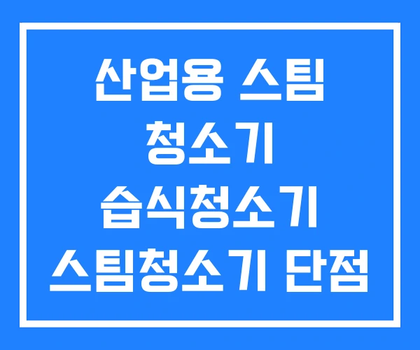 산업용 스팀 청소기 습식청소기 스팀청소기 단점 산업용 스팀 청소기 습식청소기 스팀청소기 단점