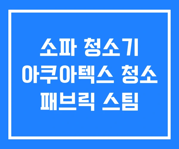 소파 청소기 아쿠아텍스 청소 패브릭 스팀 소파 청소기 아쿠아텍스 청소 패브릭 스팀