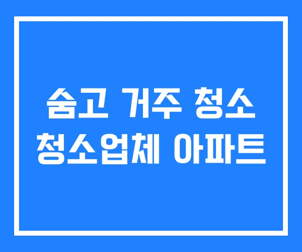 숨고 거주 청소 청소업체 아파트 숨고 거주 청소 청소업체 아파트