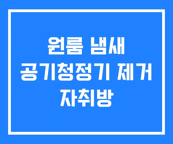 원룸 냄새 공기청정기 제거 자취방 원룸 냄새 공기청정기 제거 자취방
