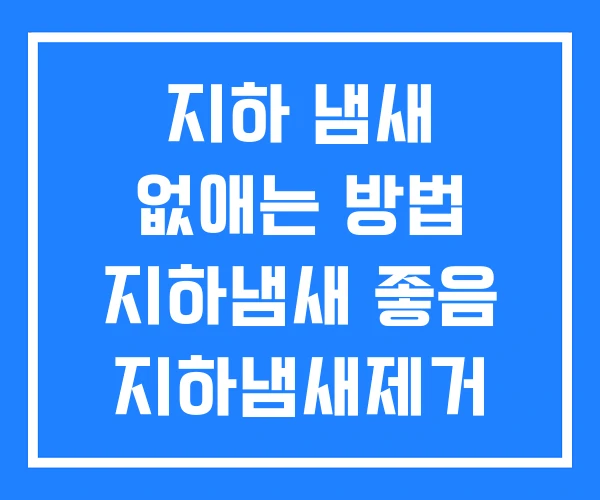 지하 냄새 없애는 방법 지하냄새 좋음 지하냄새제거 지하 냄새 없애는 방법 지하냄새 좋음 지하냄새제거