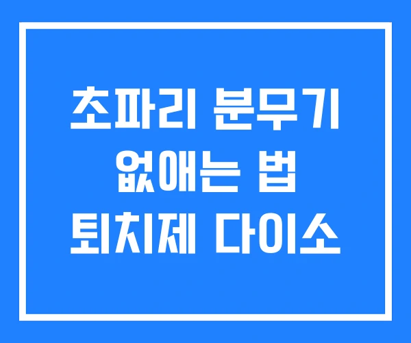 초파리 분무기 없애는 법 퇴치제 다이소